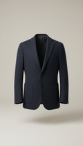 Midnight Navy Wool Blazer
