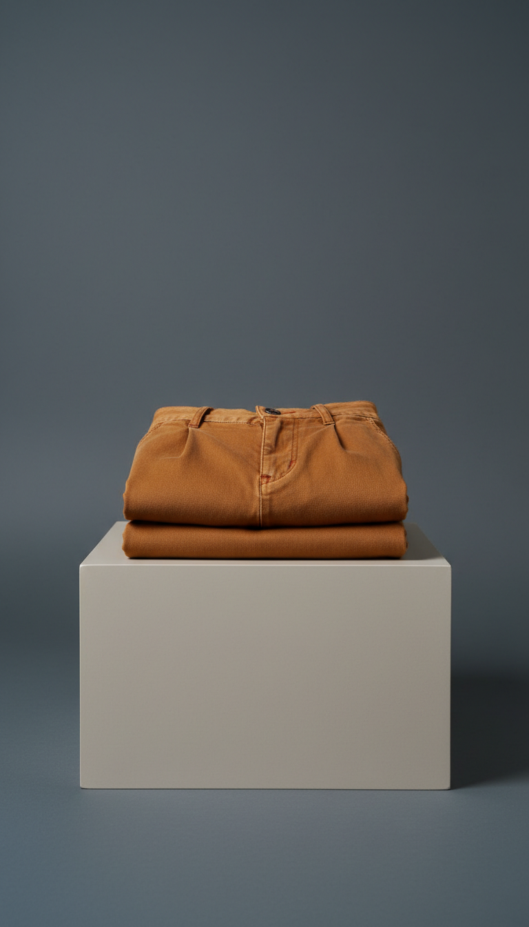 Burnished Ochre Tailored Chinos