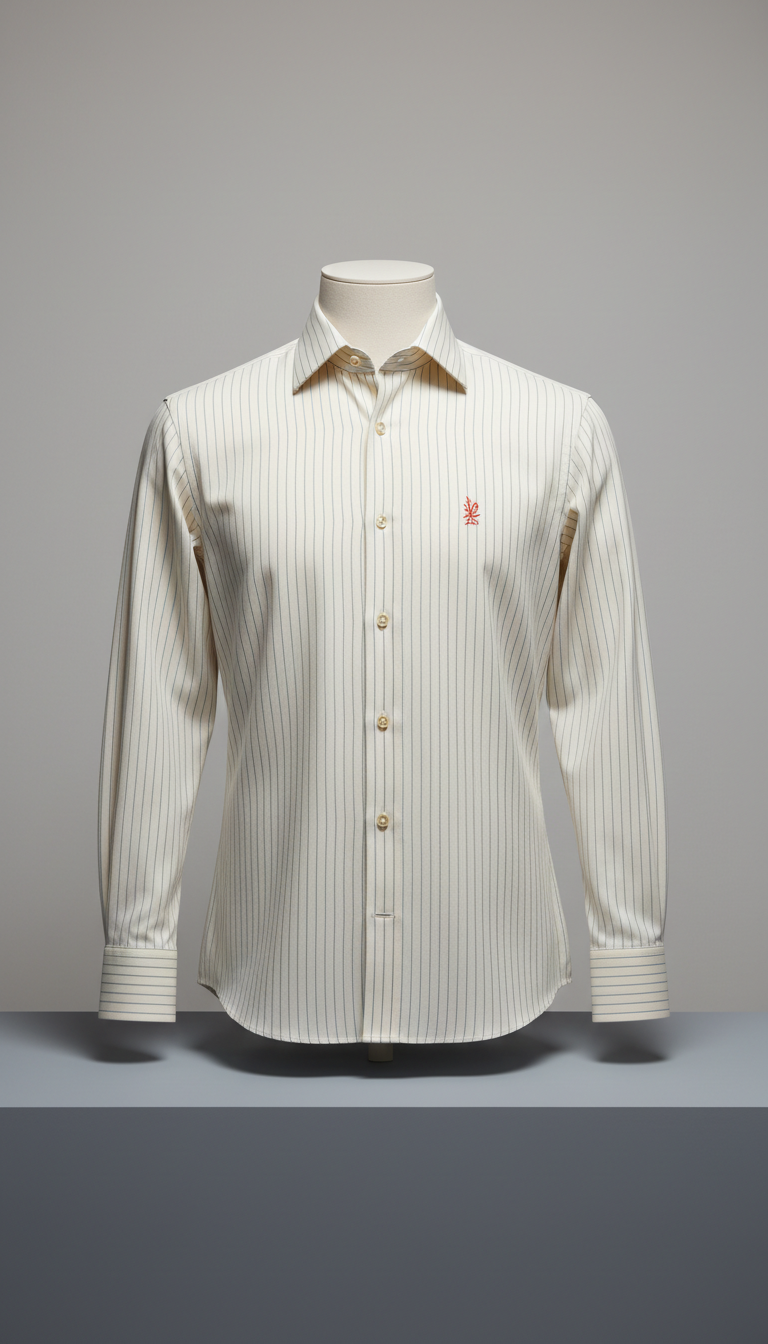 Porcelain Cotton Dress Shirt